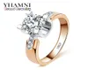 Yhamni Brand Jewelry Have 18kgp Stamp Ring Gold Set 1 Carat 5a Sona Diamond Engagement Wedding Rings for Women 18kr0153537655