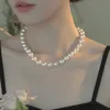 Shi Family Pearl Necklace For Women Versatile High End Australian White True Multi Linen Collar Chain Zhuji Spring/Summer Luxury Jewelry