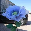 Fiori decorativi da 50 cm filato di seta fiore artificiale decorazione del mariage festa nuziale decorazione per le vacanze all'aperto esposizione gigante gigante falsa