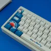 Keyboard 129 klawisze Gura PBT Keycaps Dyesub Profil wiśniowe z klawiaturą 1,75U 2U dla klawiatury mechanicznej przełącznika Cherry MX