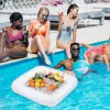 Mattresses Portable Swimming Air Pool Float Inflatable Beer Table Ice Bucket Serving Salad Bar Tray Food Water Sports Dropshipping Funny