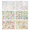 Tattoo Transfer 10Pcs Fake Tattoo Stickers Cartoon Temporary Tattoos Kids Arms DIY Body Art Cartoon Collection Mermaid Cute Unicorn Animals Car 240427