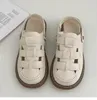 Sapatos casuais lazer sandálias femininas minimalistas tecidos de pão de grossa solteiro chinelos 2024 Verão Versátil Versátil Roman