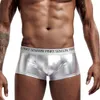 Underpants Pinky Senson Men Boxer Bright Boxershort Gold Fucice Mutandine in pelle Performance Boxer Calsones Homme S04bo