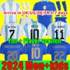24 25 Argentine 3 Star Soccer Jerseys Commémoratifs Fans Joueur Version Messis Dybala Di Maria Martinez de Paul Maradona Kids Kit Men 2024 Copa America Cup Camisetas