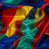 Европа 90 -сантиметровый весенний классик Пикассо геометрическая масляная живопись Женская полиэфирная шелковая аксессуары Большой квадратный шарф головка 240417