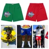 Shorts de grife francês Marca masculina Executa shorts de luxo masculino esportivo de verão tendência feminina pura Anime respirável