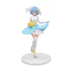 Figura della sposa manga anime rem che inizia da zero in un altro modello di motostello per matrimoni blu di RAM Blue setl2404