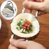 Moules 2pcs / Ensemble de boulettes en acier inoxydable Moule paresseux Mustravioli Faire des moules Moule Accessoires de boulangerie Home Kitchen Maker