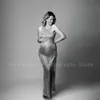 Maternity Dresses Pregnant woman photography props dress sexy knitted crochet long for womens Q240427