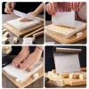 Schimmelpilze 1Set Biscuit Schimmelhandbuch Schneeflocken knusprig Nougat -Werkzeug für Haushalts Handdruck Nougat Zuckerform Küche Vorräte
