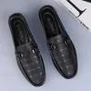 Повседневная обувь искренняя кожаная мода роскошная классическая скользящая натуральная кожа Zapatos de hombre Top Quality Outdoor обувь