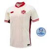 2024 Kanada Soccer Jerseys Home Away 24 25 National Team Davies J.David Ugbo Larin Cavallini Millar Eustaquio Football Shirt Vuxen Kort ärm Hem/bort Kids Kit