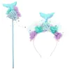 Bandanas Mermaid Accessories Headband Chic Girls Hairband Performance Delicate Fairy Wand Clips