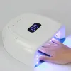 Kits 60W Oplaadbare nagellamp draadloze gel Poolse UV Cure Light Professional Nail Dryer Draadloze nagel UV LED -lamp