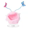 Appareils pour chiens Headgear Fixer Tape Cartoon Forme confortable Decorative Ins Style Hobe Up Plux Adorable Butterfly Wings Hat Po