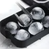 Outils 615 Square Gce Cube Moule Foodgrade Glea Bray Moule Diy Ice Ball Maker Silicone Skull Round Hockey Moule Cuisine Gadgets