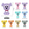 1pcs Silicone Detters Baby Deething Toys Cartoons Animal Heart Cat Cat Bear Dinosaur BPA Perles de soins infirmiers gratuits Chaînes de bricolage 240420