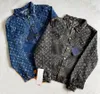 Vintgae Designer Jacket Dames met lange mouwen Rapel Neck jeans jassen denim damesjas