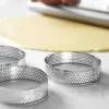 Stampi per torta in acciaio inossidabile stampi rotondi per perforazione per perforazione per perforazione perforata per perforazione per perforazione per perforazione dessert ovale cutter cutter cucine strumenti da forno cucina fai -da -te