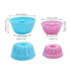 Moldes Conjunto de 12 Silicone Mini Bundt Cake Pan non stick small kugelohopf muffin/cozimento de copos de cozinha de cupcake 10105