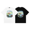 2024 T-shirts de créateurs de streetwear de luxe d'été Amirir Shirt Dinosaur Print T-shirts Cotton Tee Casual Tee Colt Short Men Femmes Unisexe T-shirt S-XL