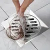 Ustaw 130pcs antyblinowanie ekran filtra jednorazowego drenaż podłogi naklejka do łapacza włosów drenaż okładka kuchenna akcesoria łazienkowe