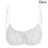 Zwangerschap Intimates 50pcs Women Wegwerp BHA's Elastische riem Spa Top Ondergoed Niet-geweven brassieres D240426