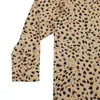 Мужские повседневные рубашки классические пятнистые леопардовые рубашка с длинными рукавами мужчины женщины Лето -гавайский стиль Wacko Maria Негабаритные серо -коричневые топы