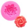 Moldes Bloom Rose Silicone Bolo Molde