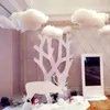 Dekorative Figuren 9PCs Clouds Dekorationen für Decken 3d künstliche Fake Requisiten Hochzeitsbühne Show Party Dekor Kinder Schlafzimmer Dekoration