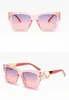 Gafas de sol de caja de playa: elegantes gafas para mujeres - gafas de moda 8785