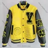 Louies Vution Designer Men Giacca Baseball Coat Baseball Uniforme Trendy Warm Louies Giacca Sport Sfruttinata Casualmente Vuction Coats Men Women Jackets Abbigliamento 3532