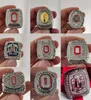 9PCS Ohio State Buckeyes National Championship Ring Zestaw Solid Men Fan Brithday Gift Hurtowe 2020 Drop Shipping4959225