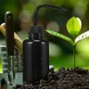 Lagerflaschen 150 ml leere Kunststoffwäsche 3 schwarze kleine Wasserbehälter für Innenpflanzen drücken Farbe Flüssigkeiten Wimpernbehälter