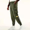 Herenbroek Classic Design Multi Flap Pocket Cargo Jogging Pants Mens Losse Fit geschikt voor het slepen van Harem Cargo Jogging PantsF2447