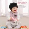 Mobils# infant Comfort Rattle 0-3 anni Handbell Soft Galasping Ball Toys tessuto Sonno peluche Bed Cell Educational Baby Stick D240426