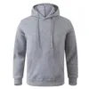 Mens Hoodies Sweatshirts Spring Autumn Sweater Wool Solid Color Loose and Casual Hooded Drawstring Mens Outdoor Sportswear Long Sleeved 240425