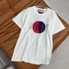 Kvinnors T-shirtdesigner 2024 Spring Festival New Hollow Letter Print mångsidig casual rund hals Kort ärm T-shirt R1MB