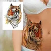 Tattoo overdracht 100 stuk groothandel waterdichte tijdelijke tattoo sticker tijger schedel schedel slang bloem body arm mandala cool mouw man vrouwen 240426