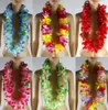 50 sztuk Kauai Leis Hawaii Flower Lei 7 Kolor LUAU Flower Naszyjnik Garland Hulawear Dress Show Party Decor 1474998