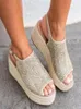 ER Shoes Women Platform Sandals Shoet Shoet Shoet Heels Ceep Toe Sandals WSH3335252W3264350
