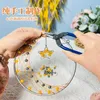 Figurine decorative Dream Catcher Dream Catcher Led Feather Feather intrecciato Coppa per la decorazione della camera Poster di arredamento per l'arredamento natalizio.