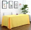 Tableaux de nappe en nappes rectangulaires en satin linge de coloration polyester lavable résistante