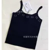 Camisoles Tanks Designer Xiaoxiangfeng 서스펜더 니트 작은 조끼, 2024 년에 출시 된 신제품, 슬림 함 및 연령 감소 다목적 XAN6