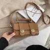 Bolsa de moda vintage Patrón de cocodrilo femenino 2024 PU Leather Women Mujer Bag Square Shoulger Messenger