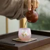 Tasses à thé en verre haut de gamme créatif ensemble chinois coloré thémorfu