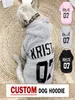 Pet Clothes Dog Hoodie Custom French Bulldog Puppy Coat Sweatshirt Cotton Winter Dog Cat Kläder för små stora hundar Chihuahua 29332234