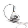 Kulaklıklar BQeyz Rüzgar Hifi Kulaklık 1DD+1BC Hibrit Sürücü Kemik İletimi ile Kulak Monitörü Stüdyo Müziği Kulak Tutumu Çıkarılabilir 2pin Kablo IEM
