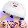 Kits UV UV LED Séchage de la lampe de séchage à ongles Utilisation portable pour les deux mains avec un feu de chaleur de sèche-linge pour capteur automatique pour le gel de vernis à ongles de manucure